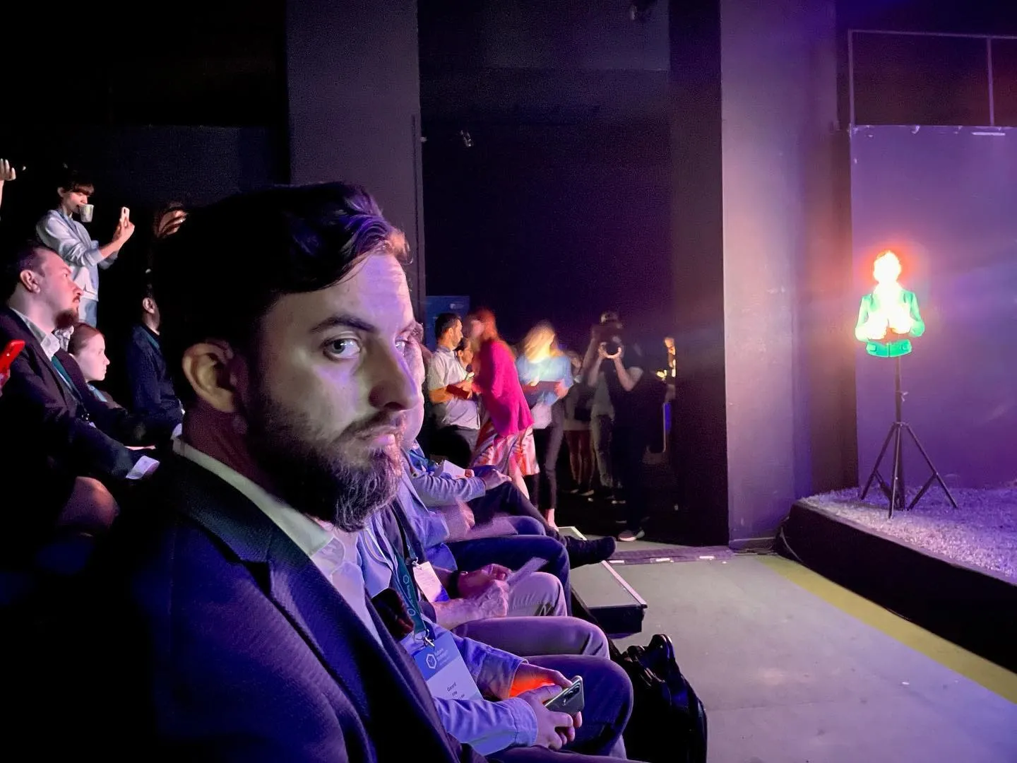 Sebastian Cochinescu appears in two places during a Future Summit event.