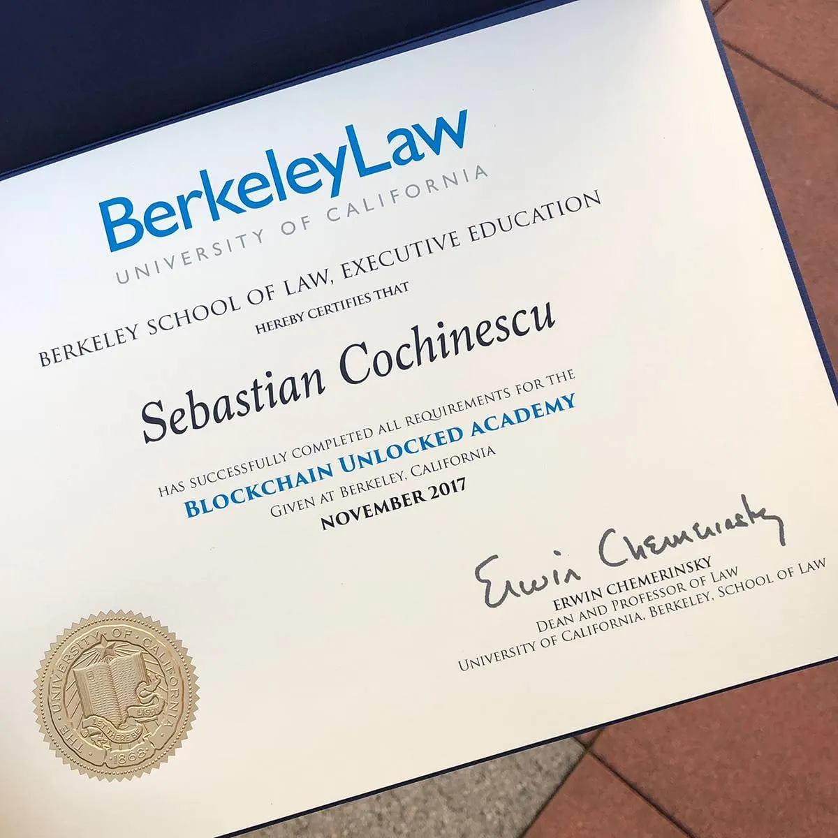 Photo from “Berkeley Blockchain Unlocked Academy”