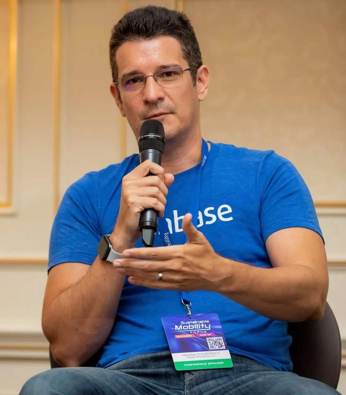 Photo from “Blockchain traceability at Sustainable Mobility Forum”