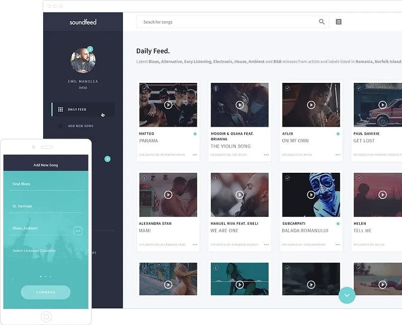 SoundFeed screenshot